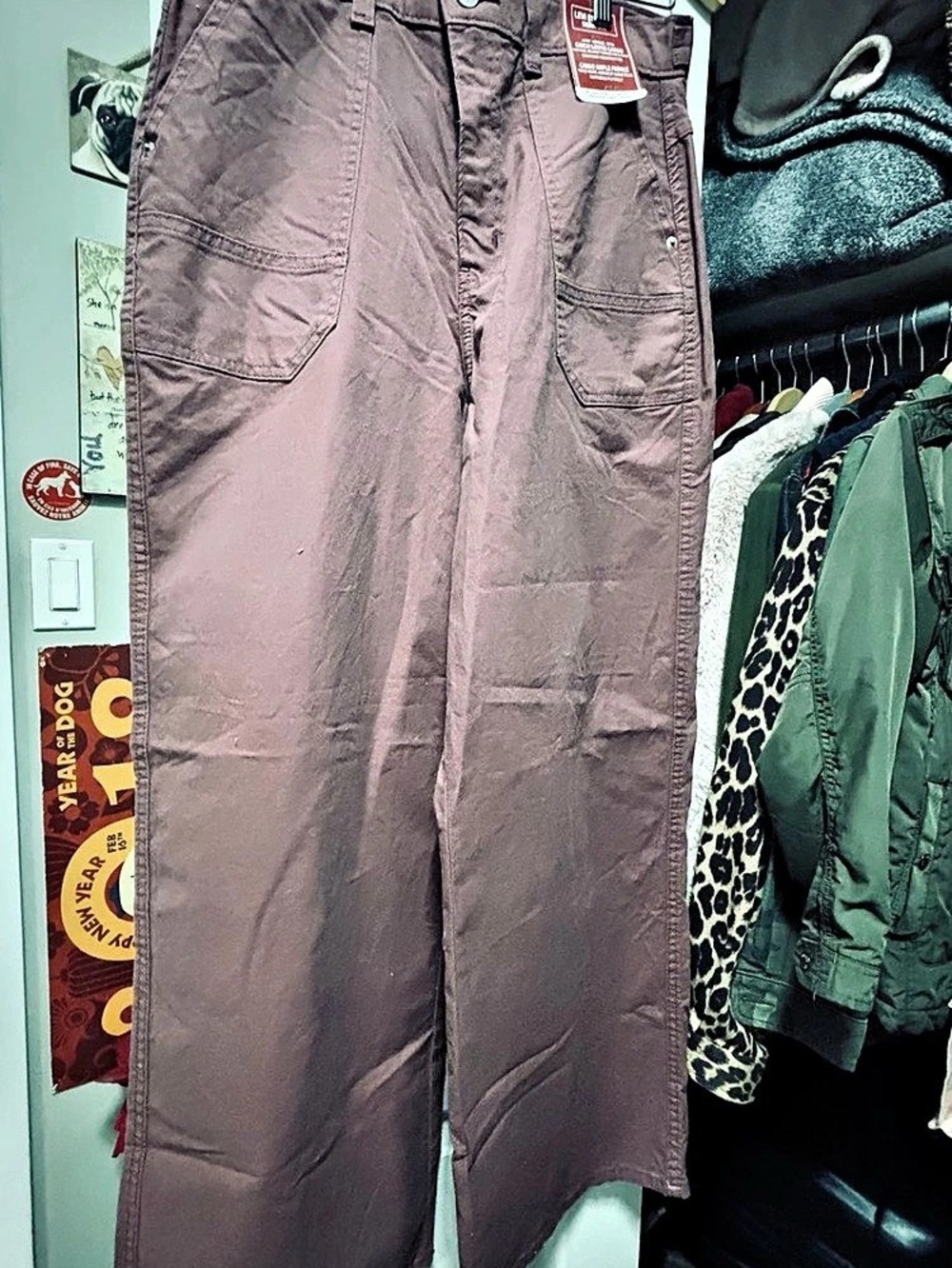 Levi Strauss Signature Vintage / Ancient Cinch Waist Loose Cargo Pants
